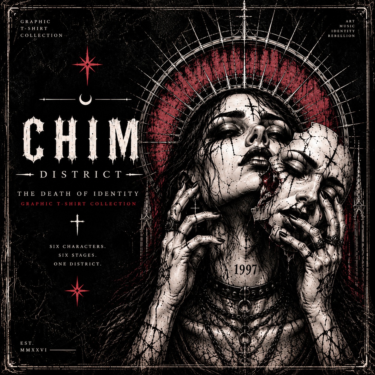 Exclusive graphic design for CHIM DISTRICT t-shirts